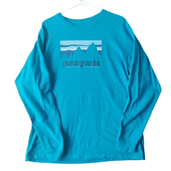 Patagonia Other - Patagonia Men's Blue Classic Fit Long Sleeve T-shirt Sz L